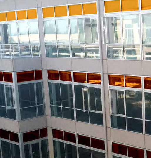 Decorative Architectural Colored Film for Glass (Orange)