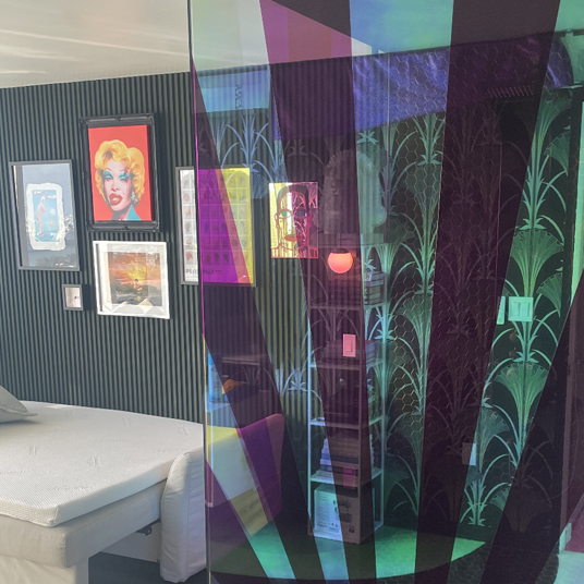 Decorative Architectural Dichroic Colored Film for Glass (Shower Doors)