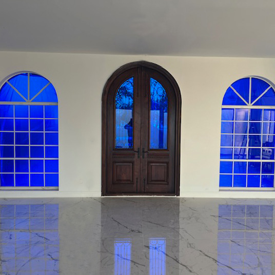 Decorative Architectural Colored Film for Glass (Blue)