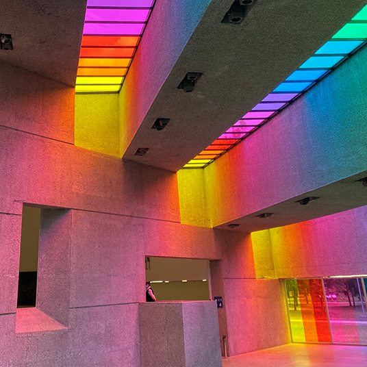 Decorative Architectural Colored Film for Glass (Tamayo Museum)