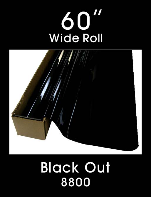 Click Here to ORDER FILM Black Out 60" - 8800 - Colored Window Film