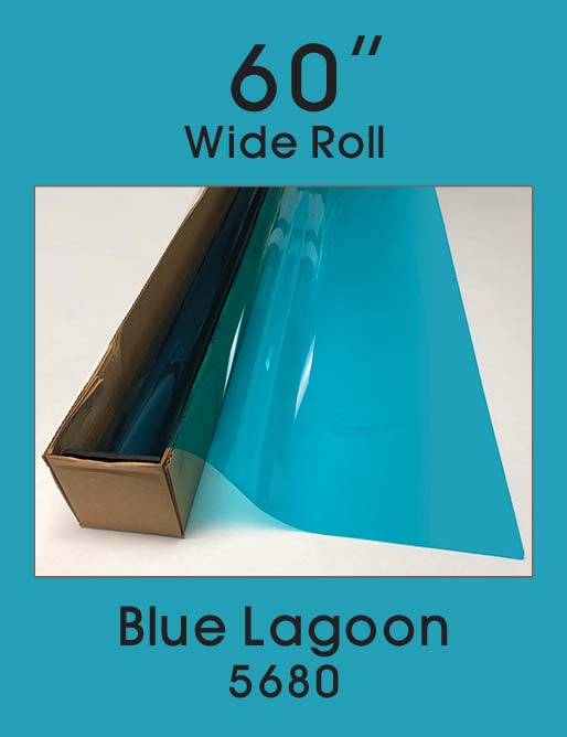 Click Here to ORDER FILM Blue Lagoon 60" - 5680 - Colored Window Film