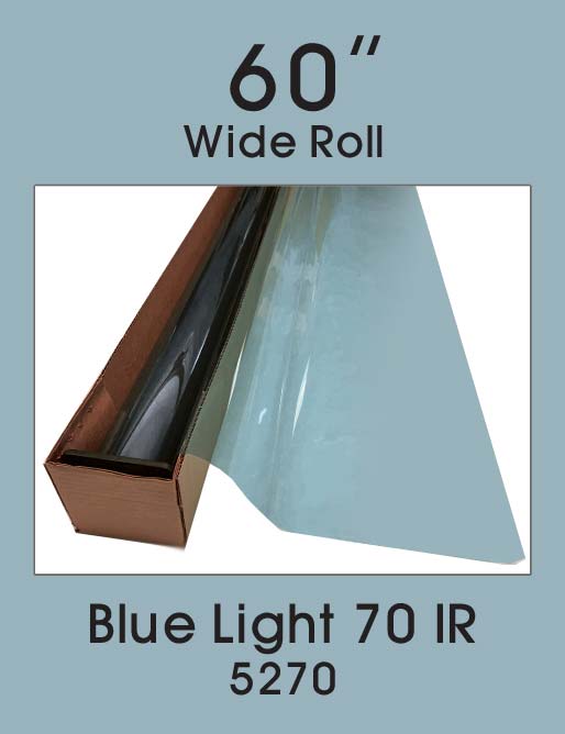 Click Here to ORDER FILM Blue Light 70 IR 60" - 5270 - Colored Window Film