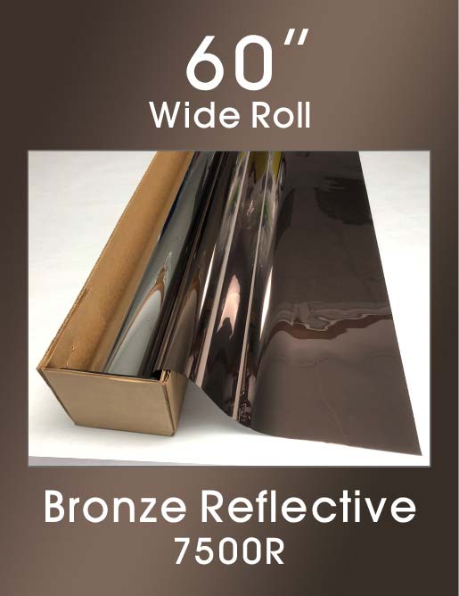 Click Here to ORDER FILM Bronze Reflective - 60" - 7500R - Colored Window Film