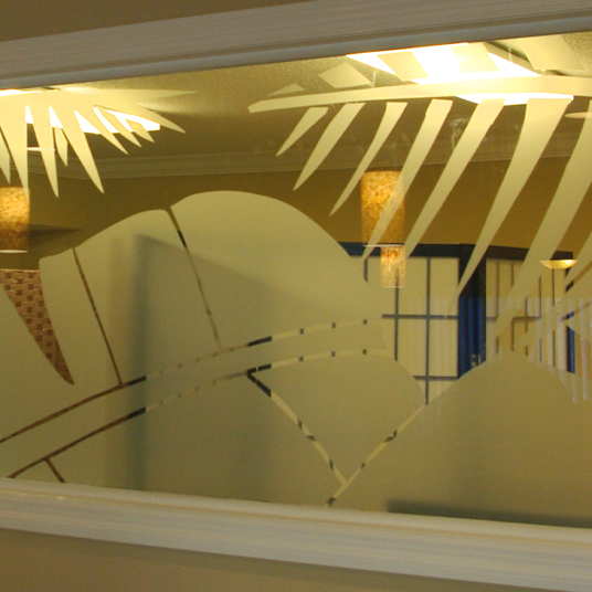 Decorative Architectural Etch Film for Glass