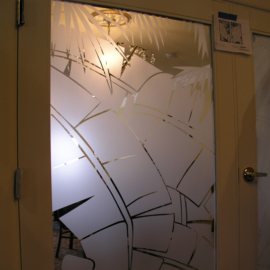 Decorative Architectural Etch Film for Glass