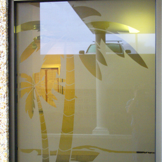 Decorative Architectural Etch Film for Glass