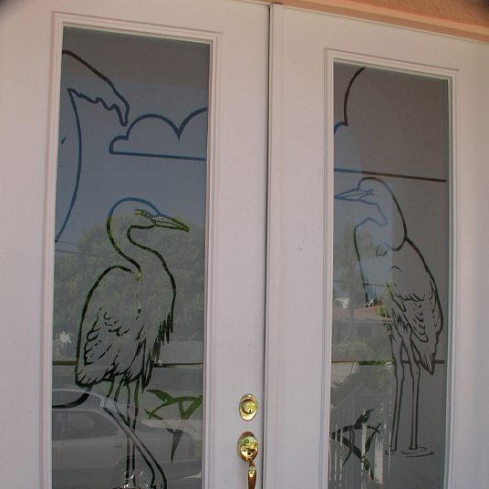 Decorative Architectural Etch Film for Glass