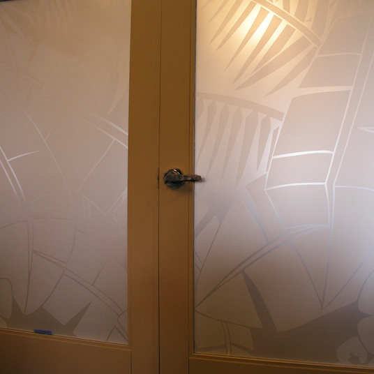 Decorative Architectural Etch Film for Glass
