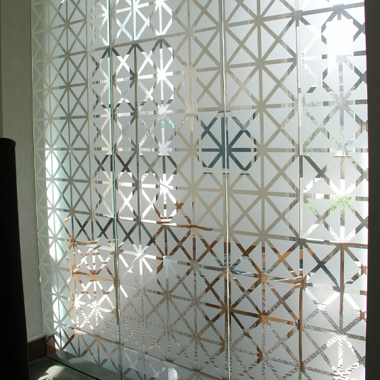 Decorative Architectural Etch Film for Glass