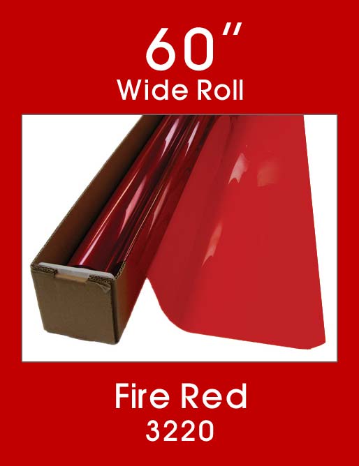 Click Here to ORDER FILM Fire Red 60" - 3220 - Colored Window Film