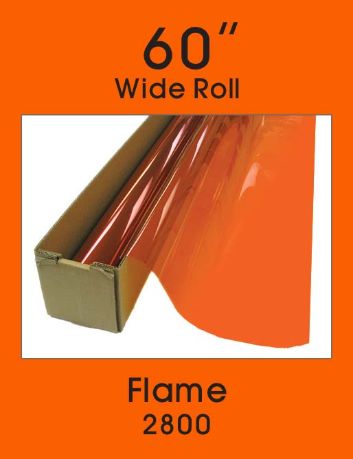 Click Here to ORDER FILM Flame 60" - 2800 - Colored Window Film