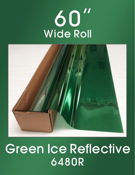 Click Here to ORDER FILM Green Ice Reflective 60" - 6480R - Colored Window Film