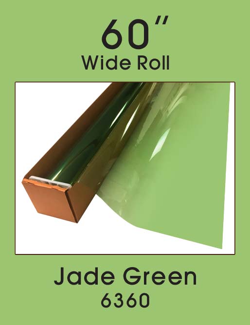 Click Here to ORDER FILM Jade Green 60" - 6360 - Colored Window Film