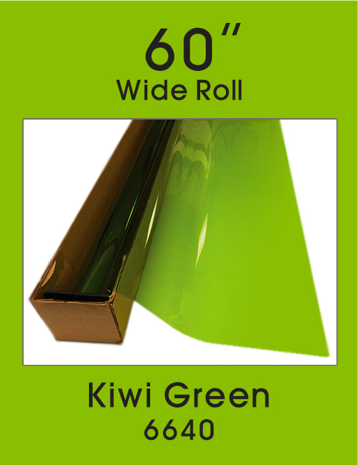 Click Here to ORDER FILM Kiwi Green 60" - 6640 - Colored Window Film