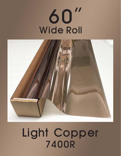 Click Here to ORDER FILM Light Copper 60" - 7400R - Colored Window Film