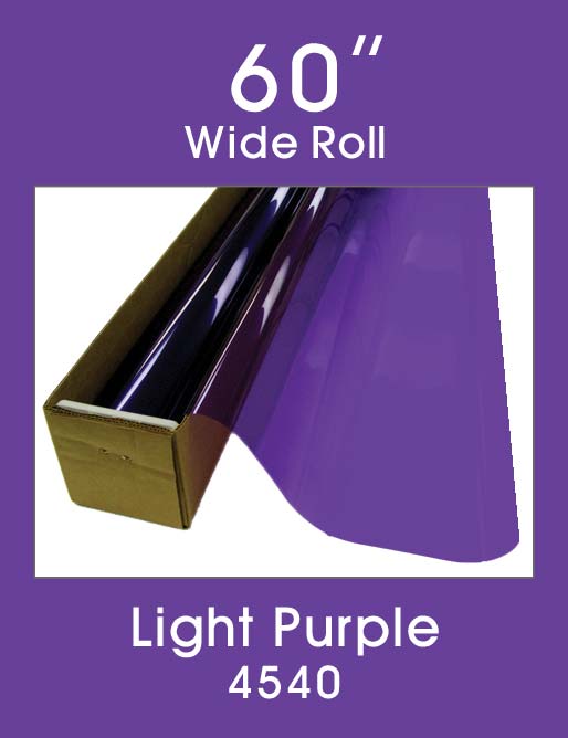Click Here to ORDER FILM Light Purple 60" - 4540 - Colored Window Film