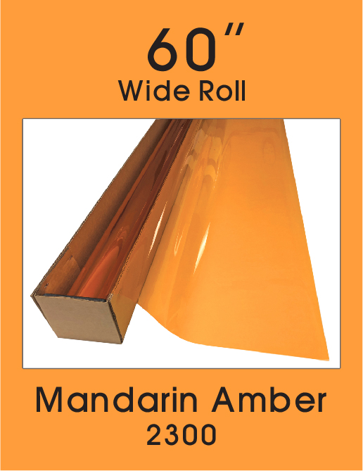 Click Here to ORDER FILM Mandarin Amber 60" - 2300 - Colored Window Film