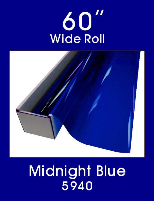 Click Here to ORDER FILM Midnight Blue 60" - 5940 - Colored Window Film