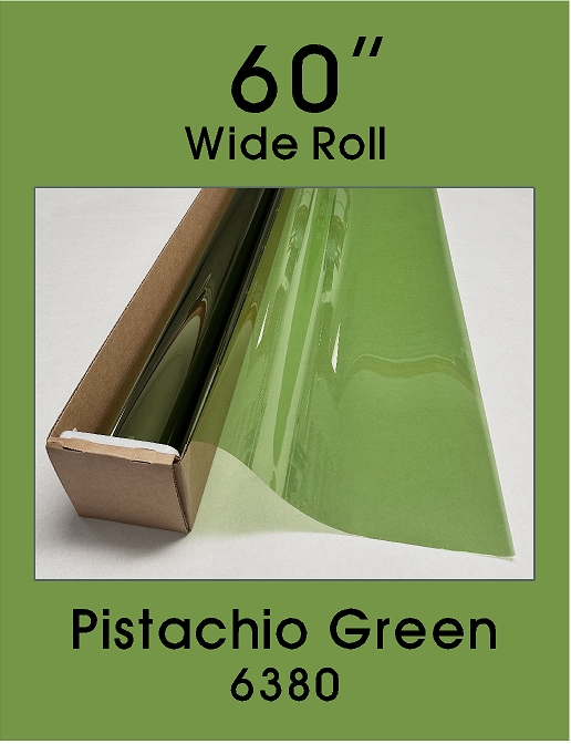 Click Here to ORDER FILM Pistachio Green 60" - 6380 - Colored Window Film
