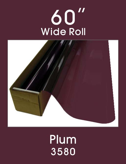 Click Here to ORDER FILM Plum 60" - 3580 - Colored Window Film
