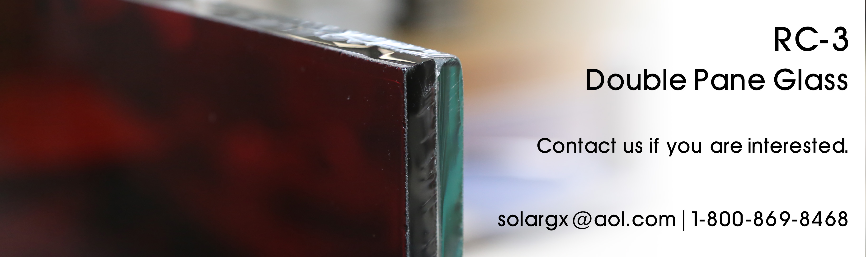 RC-3 Vivarium Film - Double Pane Glass