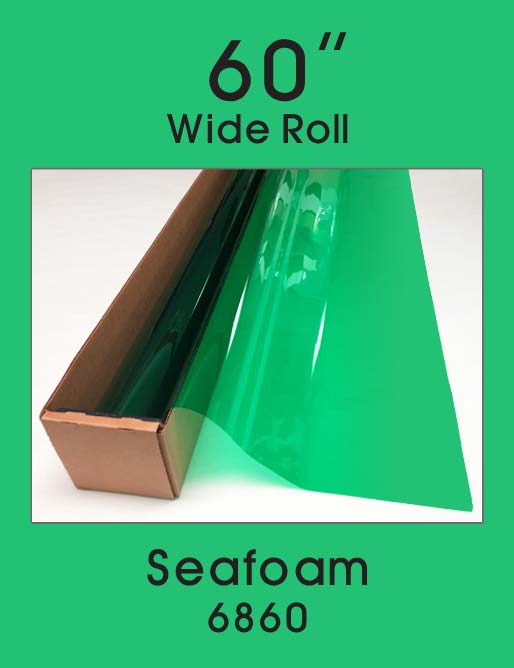 Click Here to ORDER FILM Seafoam 60" - 6860 - Colored Window Film