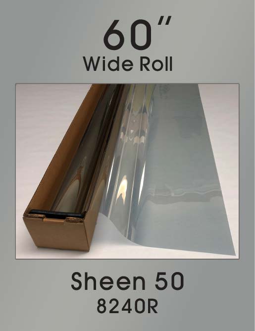 Click Here to ORDER FILM Sheen 50 - 60" - 8240R - Colored Window Film