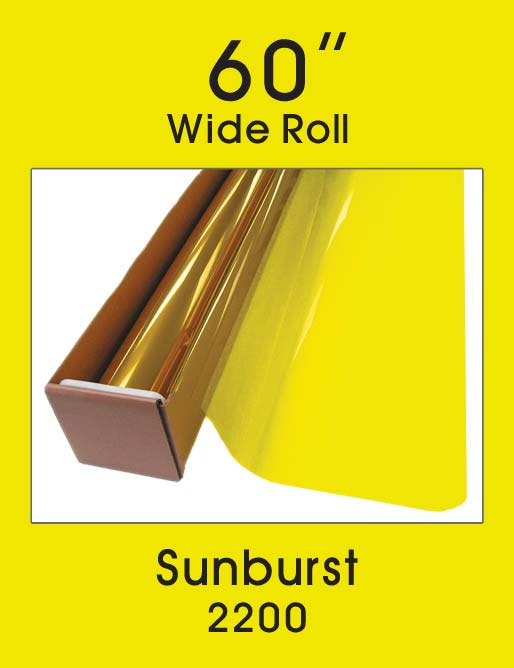 Click Here to ORDER FILM Sunburst 60" - 2200 - Colored Window Film