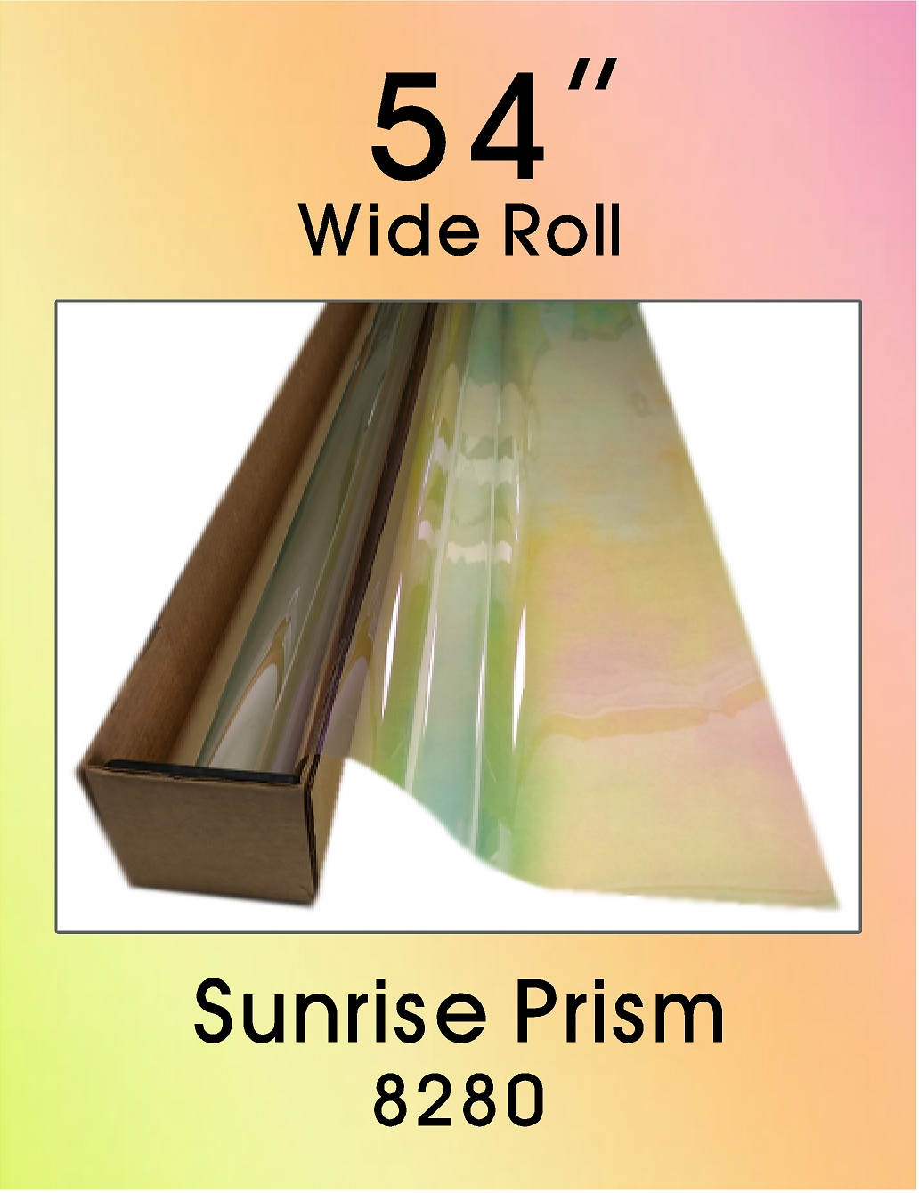 Click Here to ORDER FILM Sunrise Prism - 54" - 8280 - Colored Window Film