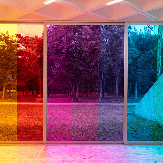 Decorative Architectural Colored Film for Glass (Tamayo Museum)