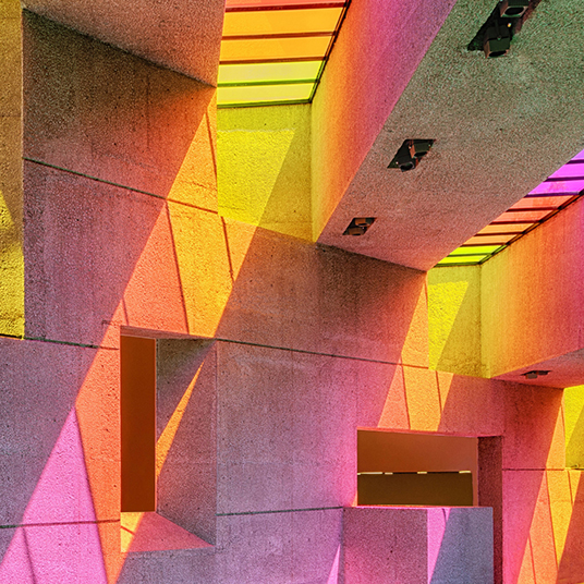 Decorative Architectural Colored Film for Glass (Tamayo Museum)