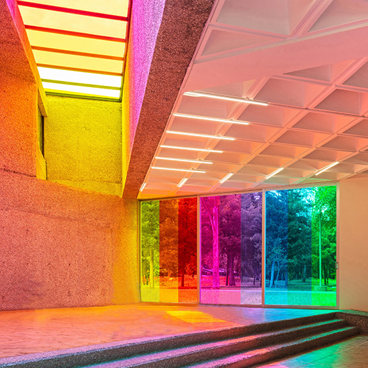 Decorative Architectural Colored Film for Glass (Tamayo Museum)