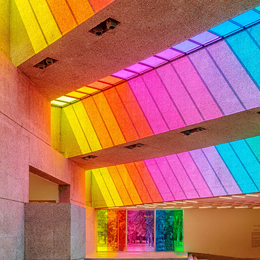 Decorative Architectural Colored Film for Glass (Tamayo Museum)