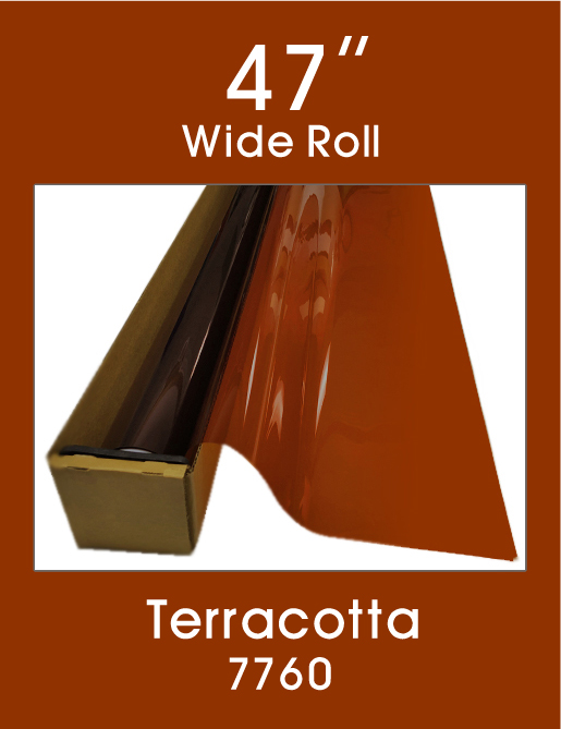 Click Here to ORDER FILM Terracotta 47" - 7760 - Colored Window Film
